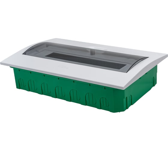 Встраиваемый корпус Systeme Electric ( Schneider Electric) City9 Box с прозрачной дверцей 1ряд/18мод (ранее PRA24118) EZ9E118S2FRU
