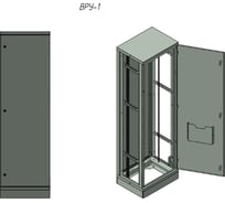 Корпус ВРУ-1 цельносварной ЭПМ IP31 (1800х450х450) + 19760