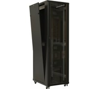 Напольный 19-дюймовый шкаф Hyperline TTB-3268-AS-RAL9004, 32U, 1610x600x800 мм, черный, 392676