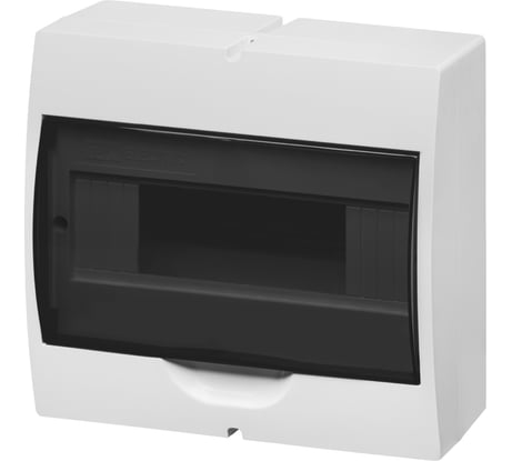 Щит TDM ELECTRIC ЩРН-П-10 модулей, навесной, пластик, белый, дымчатая дверца, без шин, IP41 SQ0901-0073