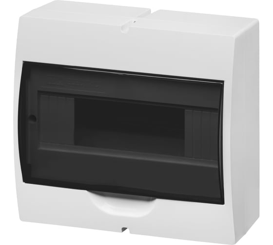 Щит TDM ELECTRIC ЩРН-П-10 модулей, навесной, пластик, белый, дымчатая дверца, без шин, IP41 SQ0901-0073 1