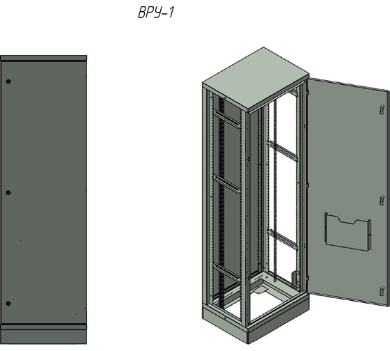 Корпус ЭПМ+ ВРУ-1 цельносварной IP31 (2000х1000х600)+28048 1
