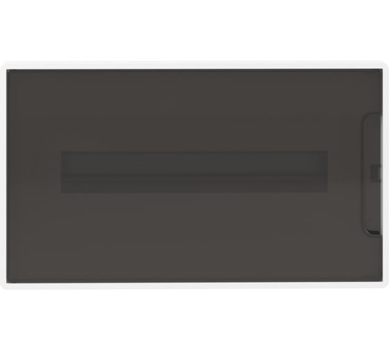 Щиток встраиваемый DKC 18 модулей, белый, с тонированной дверцей, с 2 шинами PEN на 8 и 10 отверстий 1 шт F18B1WDDIY 1