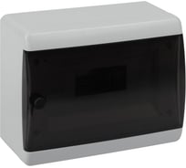 Корпус пластиковый навесной ЭРА COMFORT ЩРН-П-8 IP41 прозрачная крышка белый Б0067224