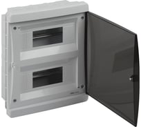 Корпус встраиваемый ЭРА пластиковый COMFORT ЩРВ-П-24 IP40 прозрачная крышка белый Б0067230