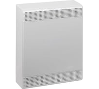 Слаботочный навесной щит Рувинил мультимедийный с монтажной пластиной серый 68324С-СЛ