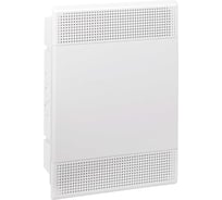 Слаботочный встраиваемый щит Рувинил мультимедийный с монтажной пластиной белый 68124Б-СЛ