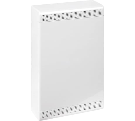 Слаботочный навесной щит Рувинил мультимедийный с монтажной пластиной белый 68036Б-СЛ