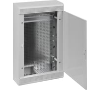 Слаботочный навесной щит Рувинил мультимедийный с монтажной пластиной серый 68036С-СЛ