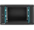 Шкаф телекоммуникационный ExeGate 19 настенный 6U EC-WM-6U.450.G.BLACK 19”, 6U, 600x450x370mm ШхГхВ, передняя дверь закаленное стекло, съемные боковые панели 298605 2