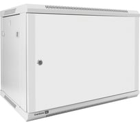 Шкаф телекоммуникационный ExeGate 19 настенный 9U EC-WM-9U.450.M.GREY 19”, 9U, 600x450x500mm ШхГхВ, передняя дверь металл, съемные боковые панели 298613