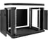 Шкаф телекоммуникационный ExeGate 19 настенный 9U EC-WM-9U.450.M.BLACK 19”, 9U, 600x450x500mm ШхГхВ, передняя дверь металл, съемные боковые панели 298619 9