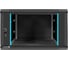 Шкаф телекоммуникационный ExeGate 19 настенный 6U EC-WM-6U.600.G.BLACK 19”, 6U, 600x600x370mm ШхГхВ , передняя дверь закаленное стекло, съемные боковые панели 298606 2