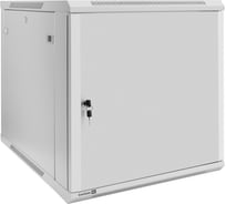 Шкаф телекоммуникационный ExeGate 19 настенный 12U EC-WM-12U.600.M.GREY 19”, 12U, 600x600x635mm ШхГхВ , передняя дверь металл, съемные боковые панели, 298616