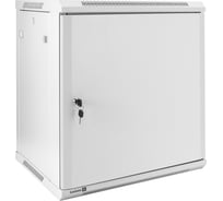Шкаф телекоммуникационный ExeGate 19 настенный 12U EC-WM-12U.450.M.GREY 19”, 12U, 600x450x635mm ШхГхВ, передняя дверь металл, съемные боковые панели 298615