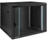 Шкаф телекоммуникационный ExeGate 19 настенный 9U EC-WM-9U.450.G.BLACK 19”, 9U, 600x450x500mm ШхГхВ, передняя дверь закаленное стекло, съемные боковые панели 298607 1