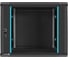 Шкаф телекоммуникационный ExeGate 19 настенный 9U EC-WM-9U.450.G.BLACK 19”, 9U, 600x450x500mm ШхГхВ, передняя дверь закаленное стекло, съемные боковые панели 298607 2