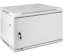 Шкаф телекоммуникационный ExeGate 19 настенный 6U EC-WM-6U.450.M.GREY 19”, 6U, 600x450x370mm ШхГхВ, передняя дверь металл, съемные боковые панели 298611