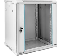 Шкаф телекоммуникационный ExeGate 19 настенный 12U EC-WM-12U.450.G.GREY 19”, 12U, 600x450x635mm ШхГхВ, передняя дверь закаленное стекло, съемные боковые панели 298603
