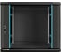 Шкаф телекоммуникационный ExeGate 19 настенный 9U EC-WM-9U.600.G.BLACK 19”, 9U, 600x600x500mm ШхГхВ, передняя дверь закаленное стекло, съемные боковые панели 298608 2