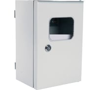 Шкаф STEKKER металлический ЩУРн-1/6 285х190х145 c 2хDIN IP54, серия ArcaMetal, 50707