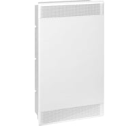 Слаботочный встраиваемый щит Рувинил мультимедийный, с монтажной пластиной, белый 68136Б-СЛ