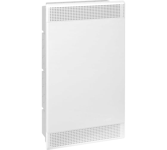 Слаботочный встраиваемый щит Рувинил мультимедийный, с монтажной пластиной, белый 68136Б-СЛ 1