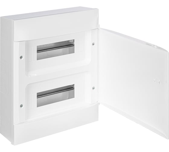 Пластиковый щиток Legrand Practibox S  Навесной 2X12 Белая дверь 135602