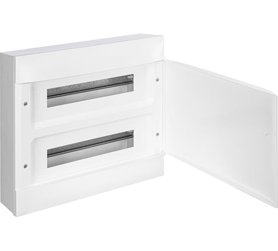 Пластиковый щиток Legrand Practibox S  Навесной 2X18 Белая дверь 137607