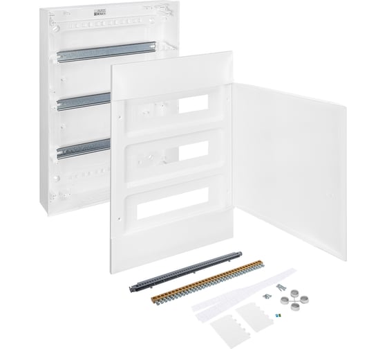 Пластиковый щиток Legrand Practibox S  Навесной 3X18 Белая дверь 137608