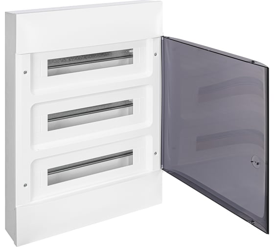 Пластиковый щиток Legrand Practibox S  Навесной 3X18 Дымчатая дверь 137618