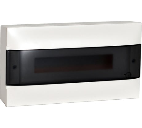 Пластиковый щиток Legrand Practibox S  Навесной 1X18 Дымчатая дверь 137616