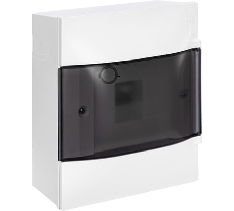 Пластиковый щиток Legrand Practibox S  Навесной 1X4 Дымчатая дверь 134614