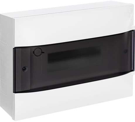 Пластиковый щиток Legrand Practibox S  Навесной 1X12 Дымчатая дверь 135611