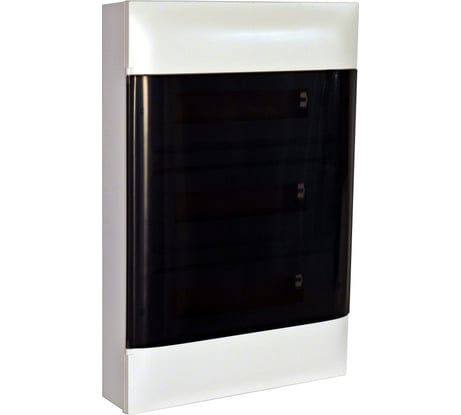 Пластиковый щиток Legrand Practibox S  Навесной 3X12 Дымчатая дверь 135613