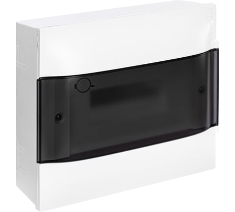 Пластиковый щиток Legrand Practibox S  Навесной 1X8 Дымчатая дверь 134618