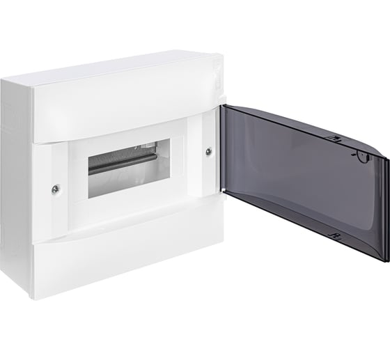 Пластиковый щиток Legrand Practibox S  Навесной 1X8 Дымчатая дверь 134618