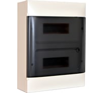 Пластиковый щиток Legrand Practibox S Навесной 2X12 Дымчатая дверь 135612