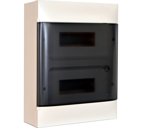 Пластиковый щиток Legrand Practibox S Навесной 2X12 Дымчатая дверь 135612
