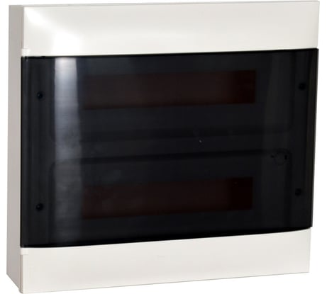 Пластиковый щиток Legrand Practibox S Навесной 2X18 Дымчатая дверь 137617
