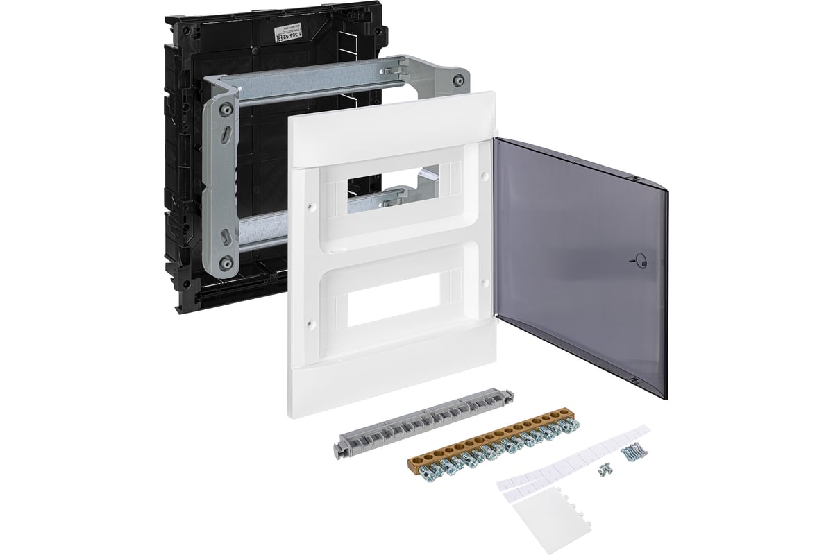 Встраиваемый щиток Legrand PRACTIBOX S 2x12 дымчатая дверь 135552 ...