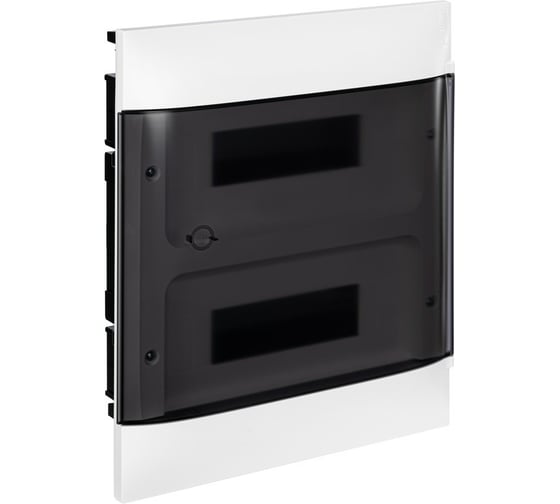 Пластиковый щиток Legrand Practibox S  Встраиваемый 2X12 Дымчатая дверь 135552