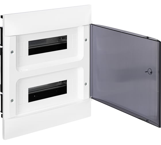 Пластиковый щиток Legrand Practibox S  Встраиваемый 2X12 Дымчатая дверь 135552
