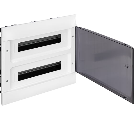Пластиковый щиток Legrand Practibox S  Встраиваемый 2X18 Дымчатая дверь 137557