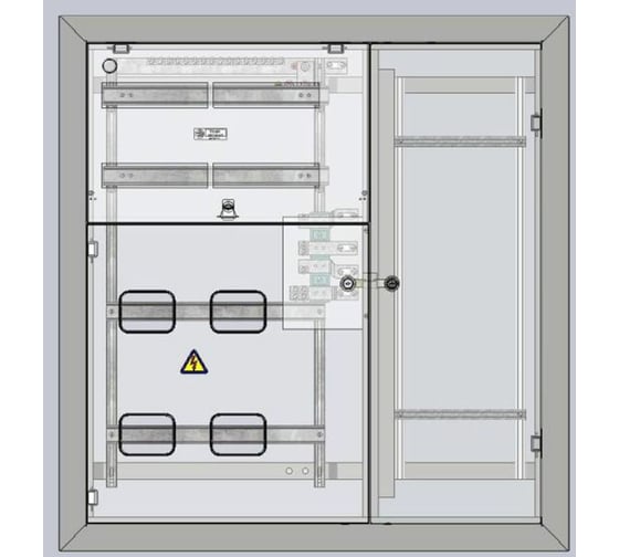 Корпус этажного щита УЗОЛА ЩЭсВС 2х22-4хСЭ1-001 IP31-УХЛ4 U0040100004