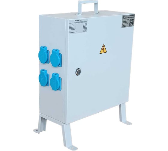 Щит механизации SYSTEM POWER РУСП-80A-4х1P+N+PE 16А, 3х3P+N+PE 32А IP44 SP02-80403 1