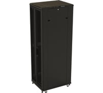 Напольный 19-дюймовый шкаф Hyperline TTB-3261-DD-RAL9004, 32U, 1610x600x1000 мм, черный, 392674