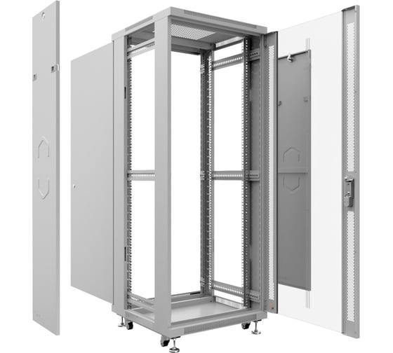 Монтажный телекоммуникационный шкаф Cabeus 19" напольный для оборудования 42U SH-05C-42U80/100