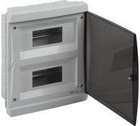 Корпус пластиковый встраиваемый ЭРА COMFORT ЩРВ-П-18 IP40, прозрачная крышка, белый Б0067251