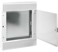 Слаботочный навесной щит мультимедийный Рувинил с монтажной пластиной, белый 68054Б-СЛ